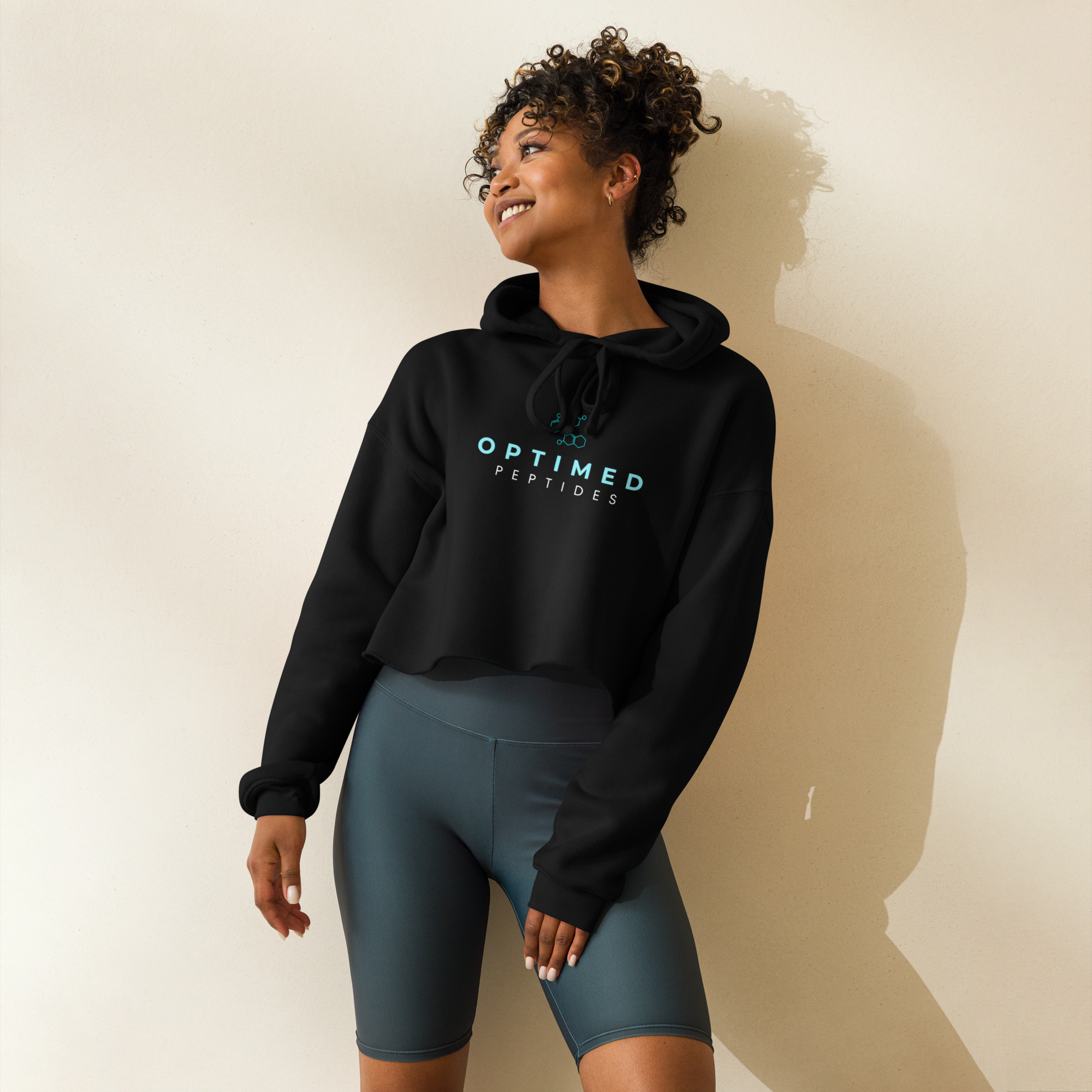 Women's Optimed Crop Hoodie - Image 5