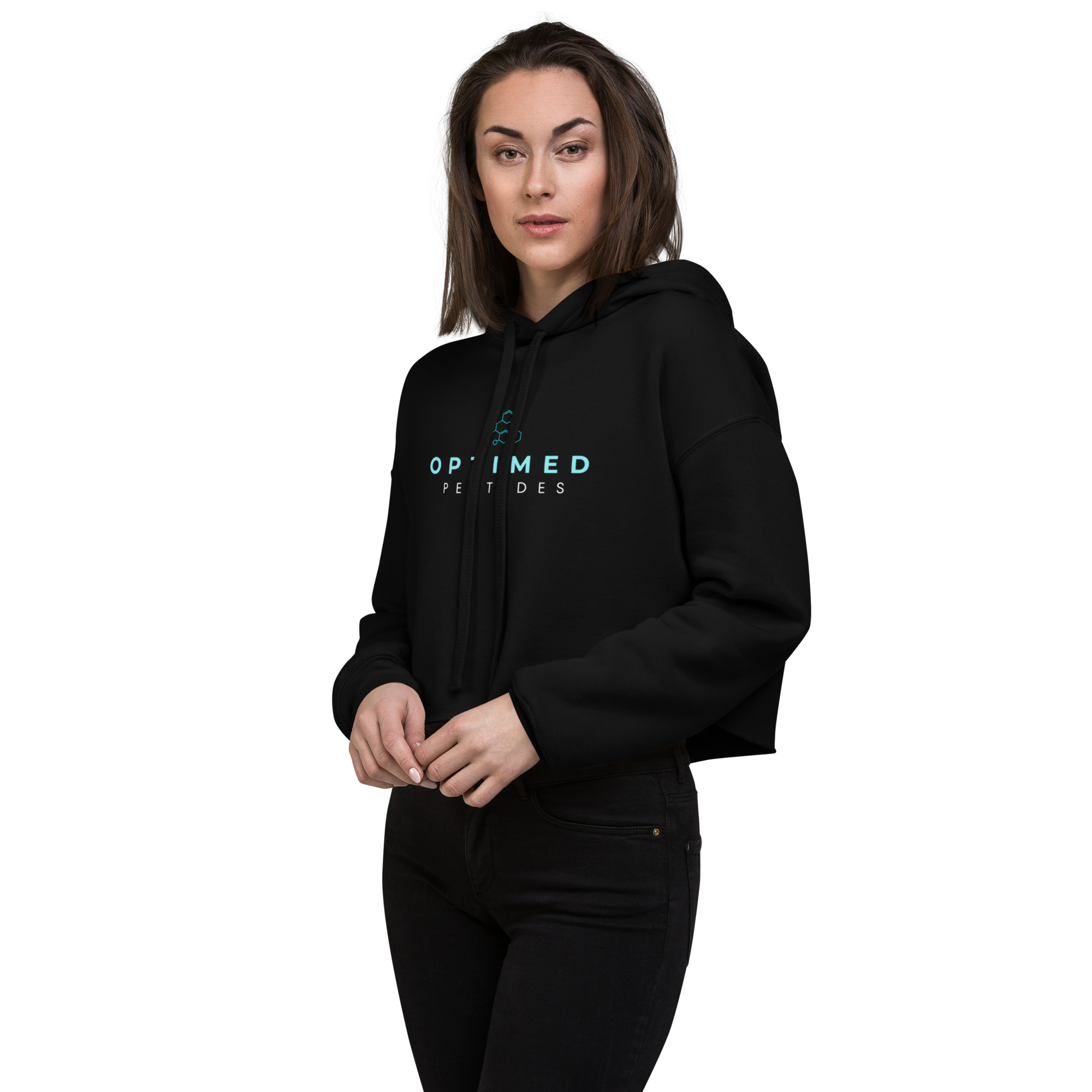 Women's Optimed Crop Hoodie - Image 2